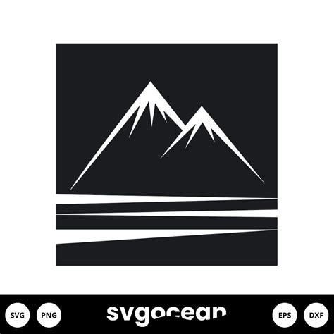 Mountain Range Svg vector for instant download - Svg Ocean — svgocean