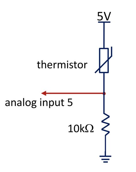 Simple Thermistor Circuit Diagram