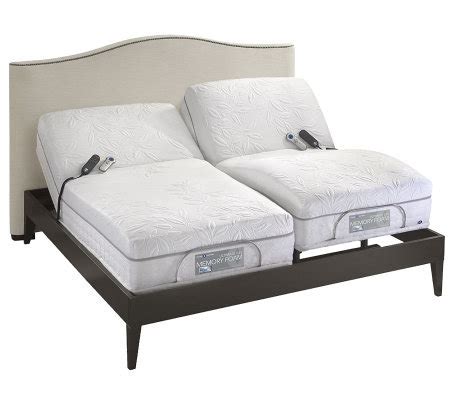 Sleep Number Split-King Size Ultimate Gel Memory Foam Adjustable Bed — QVC.com