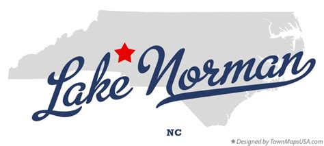 Map of Lake Norman, NC, North Carolina