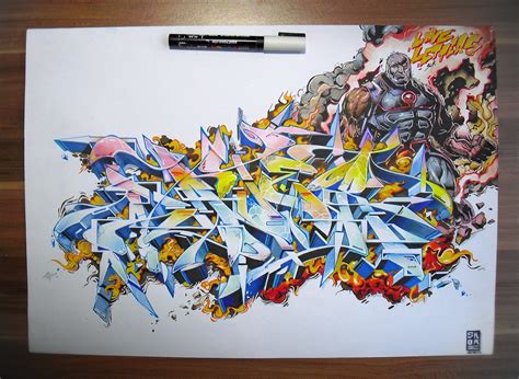 Angular, technical, full color and downright wild – Graffiti sketches ...