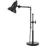 Hudson Oil Rubbed Bronze Adjustable Metal Desk Lamp - #10V24 | Lamps Plus