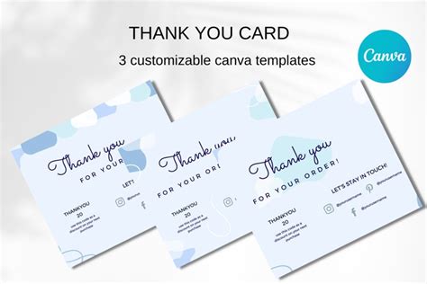 Thank You Card|Canva Template