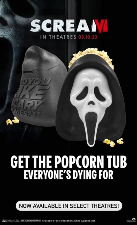 These Cinemark Scream Popcorn Buckets are INSANE!