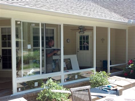 Screen Rooms Tallahassee: Glass Patio Enclosure Project.