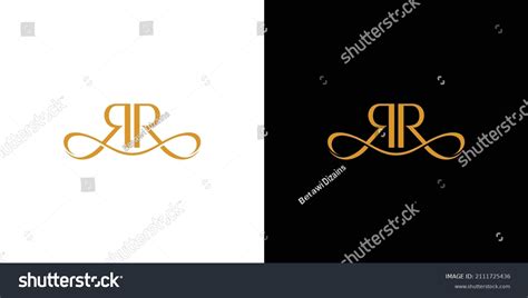 Modern Luxury Rr Letter Initials Logo Stock Vector (Royalty Free ...