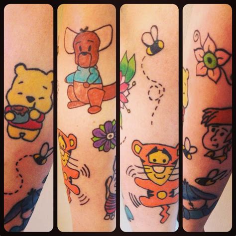 My Winnie the Pooh sleeve. | Winnie the pooh tattoos, Sleeve tattoos, Winnie the pooh