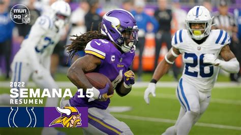 [🤯HISTÓRICO] Indianapolis Colts vs. Minnesota Vikings | Semana 15 NFL ...