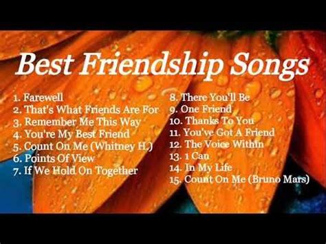 55 epic songs about friendship to share with your best friends – Artofit