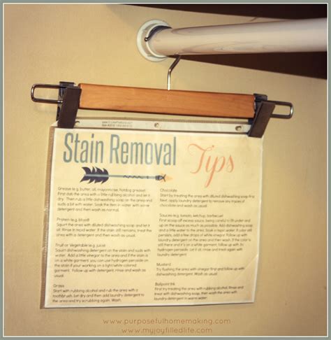 My Favorite Stain Removal Tips