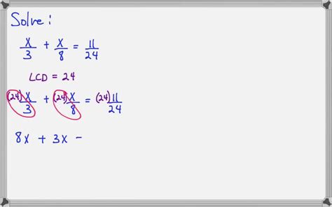 Solve My Linear Equation With Fractions - Tessshebaylo