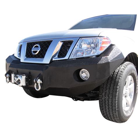 Iron Bull Bumpers® - Nissan Frontier 2005-2014 Base Front Winch Black ...