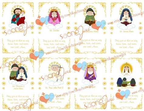 All Saints Day Craft : Print and Go Preschool Activity