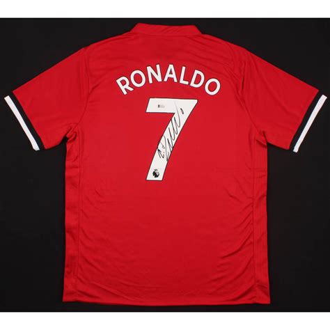 Cristiano Ronaldo Signed Manchester United Jersey (Beckett COA ...