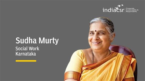 Padma Bhushan for Philanthropist Sudha Murty from Karnataka - India CSR