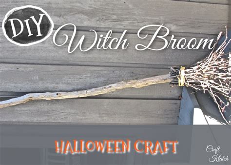 How to Make a Witch's Broom for Halloween - Craft Klatch