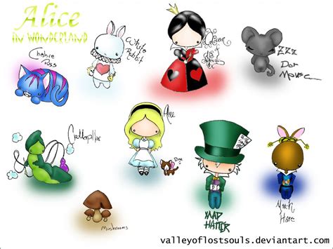 Alice In Wonderland Cartoon Characters List