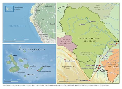 Floreana Island, the Galapagos Islands and El Manu National Park ...