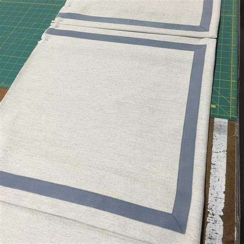 This tailored valance made from @fabricut metallic strie fabric and ...