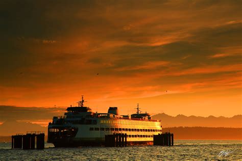 B124 Sunset Edmonds Ferry, Edmonds Washington | Randall J Hodges ...