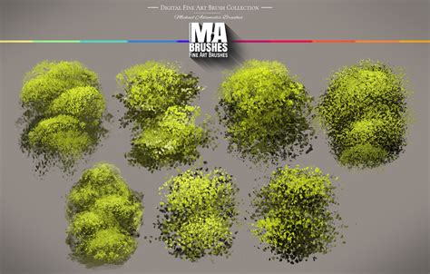 Concept Art and Photoshop Brushes - Amazing Photoshop Realistic Foliage/Grass Brushes! - JUST A ...