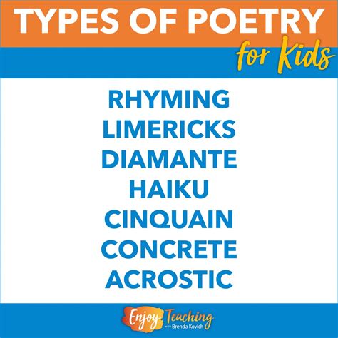 How to Teach the Types of Poetry