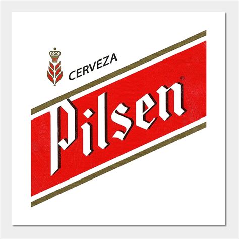 Pilsen Cerveza Mini Logo Wall Art Print