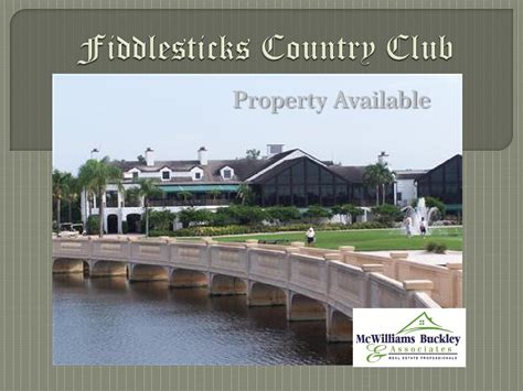 Fiddlesticks Country Club Listings 2014 by McWilliams Buckley - Issuu