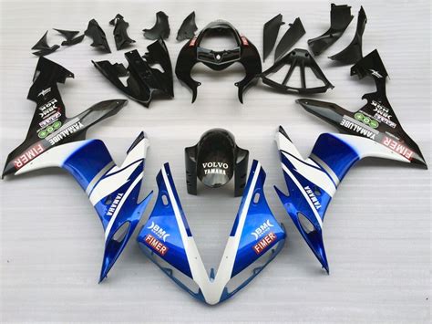 Amotopart Fairings Yamaha YZF-R1 Blue White R1 Racing (2004-2006) Customs Fairing - MotorGenic