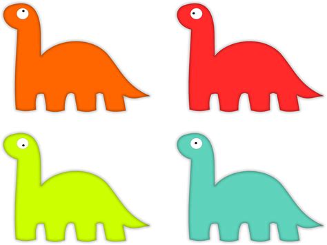 Clipart - Dino Icons