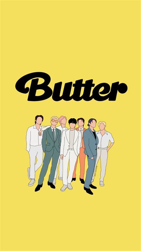 50+ BTS Butter Wallpaper homescreen & lockscreen HD | Bts drawings ...