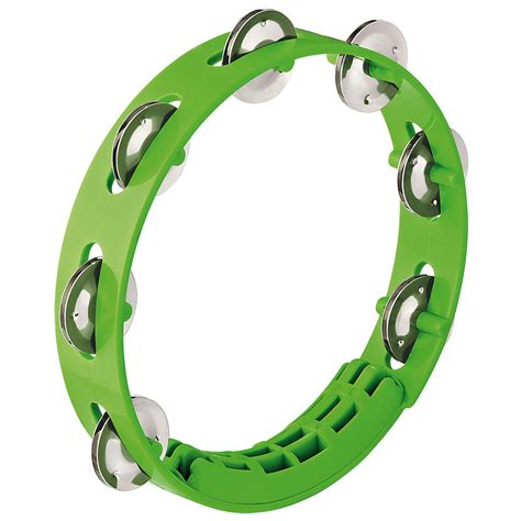 Nino 8" Grass-Green ABS Compact Tambourine « Tambourine