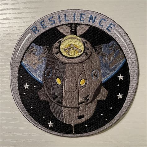 SpaceX Crew Dragon Resilience Patch | Retrorocket Emblems