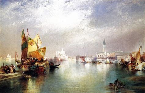 19th century American Paintings: Thomas Moran - Venice