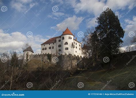 Velenje Castle Above the City of Velenje in Slovenia Stock Photo - Image of history, building ...