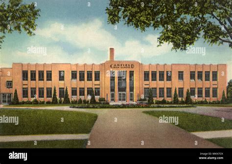 Canfield High School. Canfield Stock Photo - Alamy