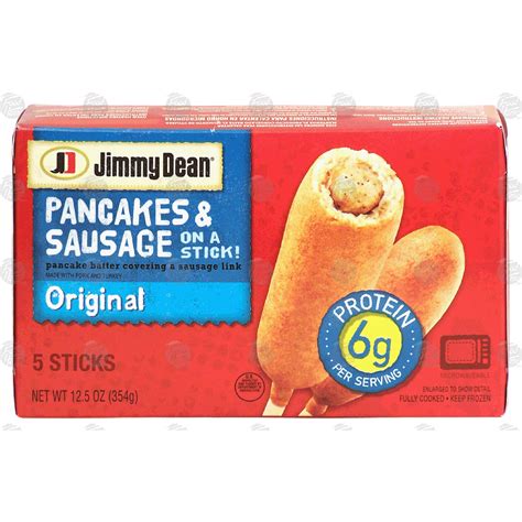 Jimmy Dean Original pancakes & sausage on a stick, 5 sticks 12.5-oz ...