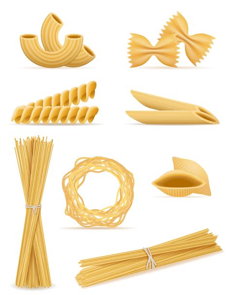 pasta set icons vector illustration 490666 Vector Art at Vecteezy