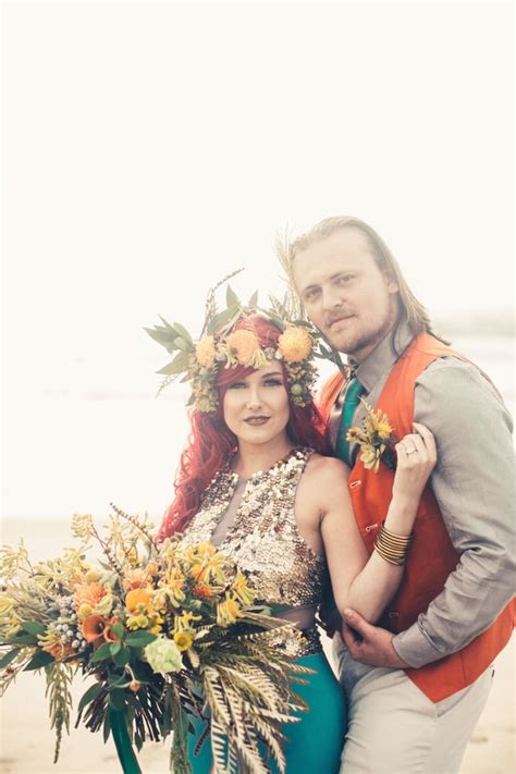 Aquaman and Mera Wedding Shoot | POPSUGAR Love & Sex