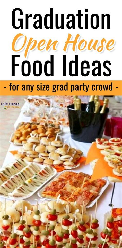 Graduation Party Finger Food Ideas for Open House Grad Party 2024 ...