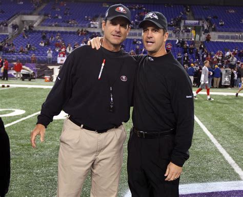 What the Harbaugh brothers do and don't tell each other