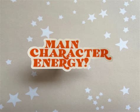 Main Character Energy Sticker in 2021 | Main characters, Character, Character aesthetic