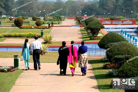 Family at Jubilee Park in Jamshedpur called as Tata Nagar ; Jharkhand ...