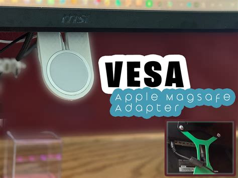 VESA Apple Magsafe Charging Adapter by jackharvest | Download free STL model | Printables.com