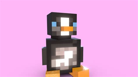 Minecraft Penguin - 3D model by Faertoon [c77f155] - Sketchfab