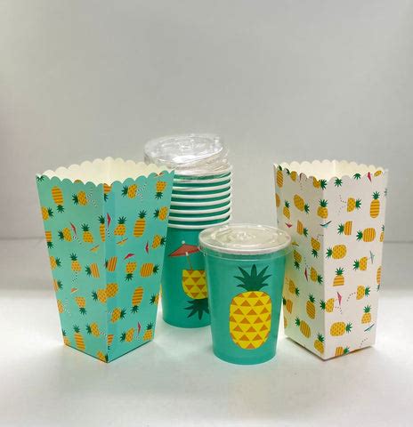 Popcorn Containers (12pcs) or Juice Cups with lids(10pcs) – Marine Home