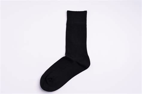 100% Softness Cotton Socks – Plain Knit – Black | Chusette