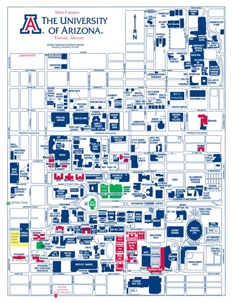 University Of Arizona Campus Map ~ AFP CV