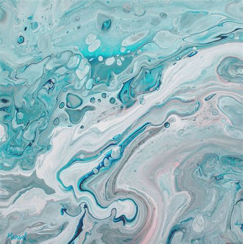 Large Abstract Fluid Art Canvas Print Fluid Pour Painting - Etsy