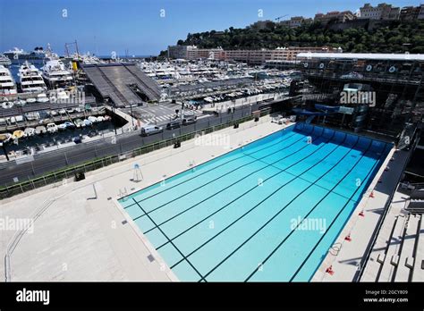 The Monaco swimming pool. Monaco Grand Prix, Friday 25th May 2018 ...